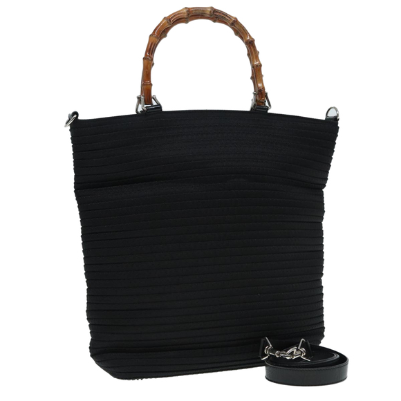 Gucci Bamboo Black Synthetic shoulder - Picture 1 of 10